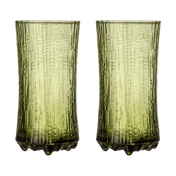 Ultima Thule champagne glass Finnish sand 18 cl 2-pack - Green - Iittala