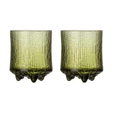 Ultima Thule drinking glass Finnish sand 20 cl 2-pack - Green - Iittala