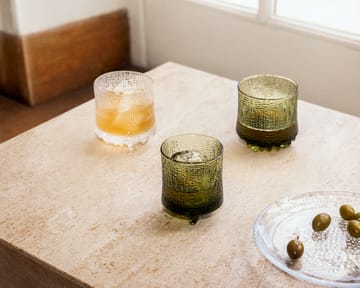 Ultima Thule On the rocks glass Finnish sand 2-pack - Green - Iittala