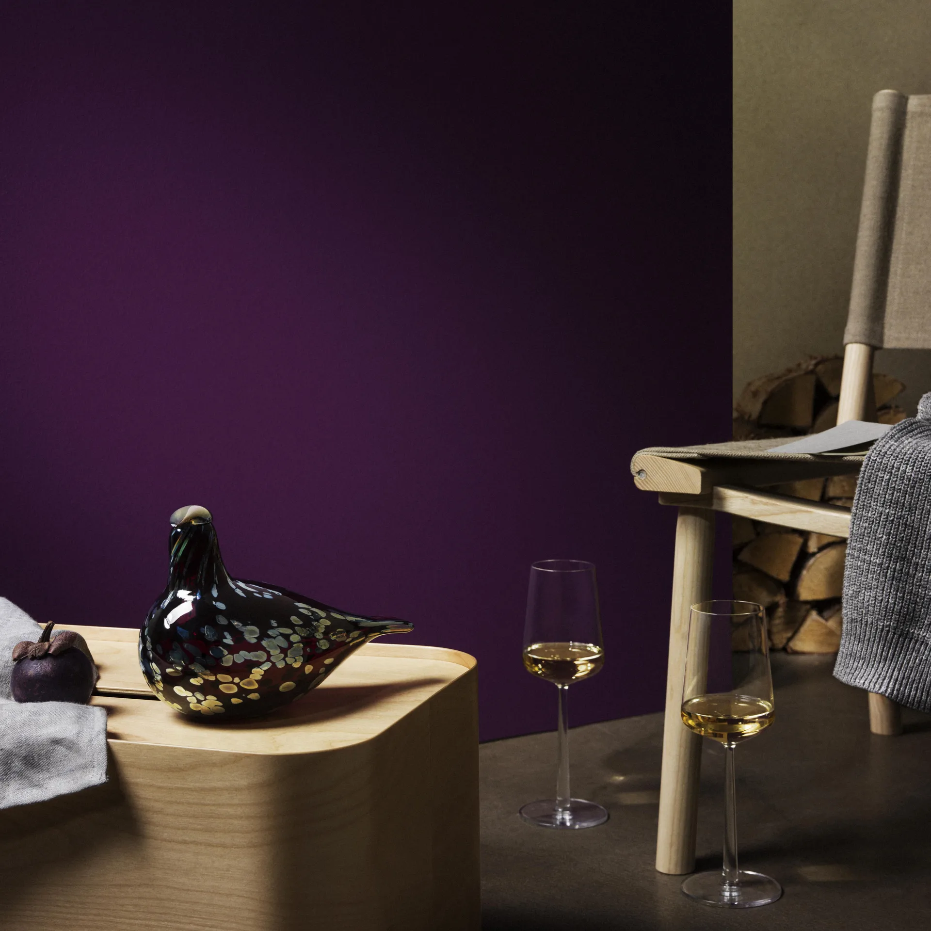 Vakka storage box large, ash veneer Iittala