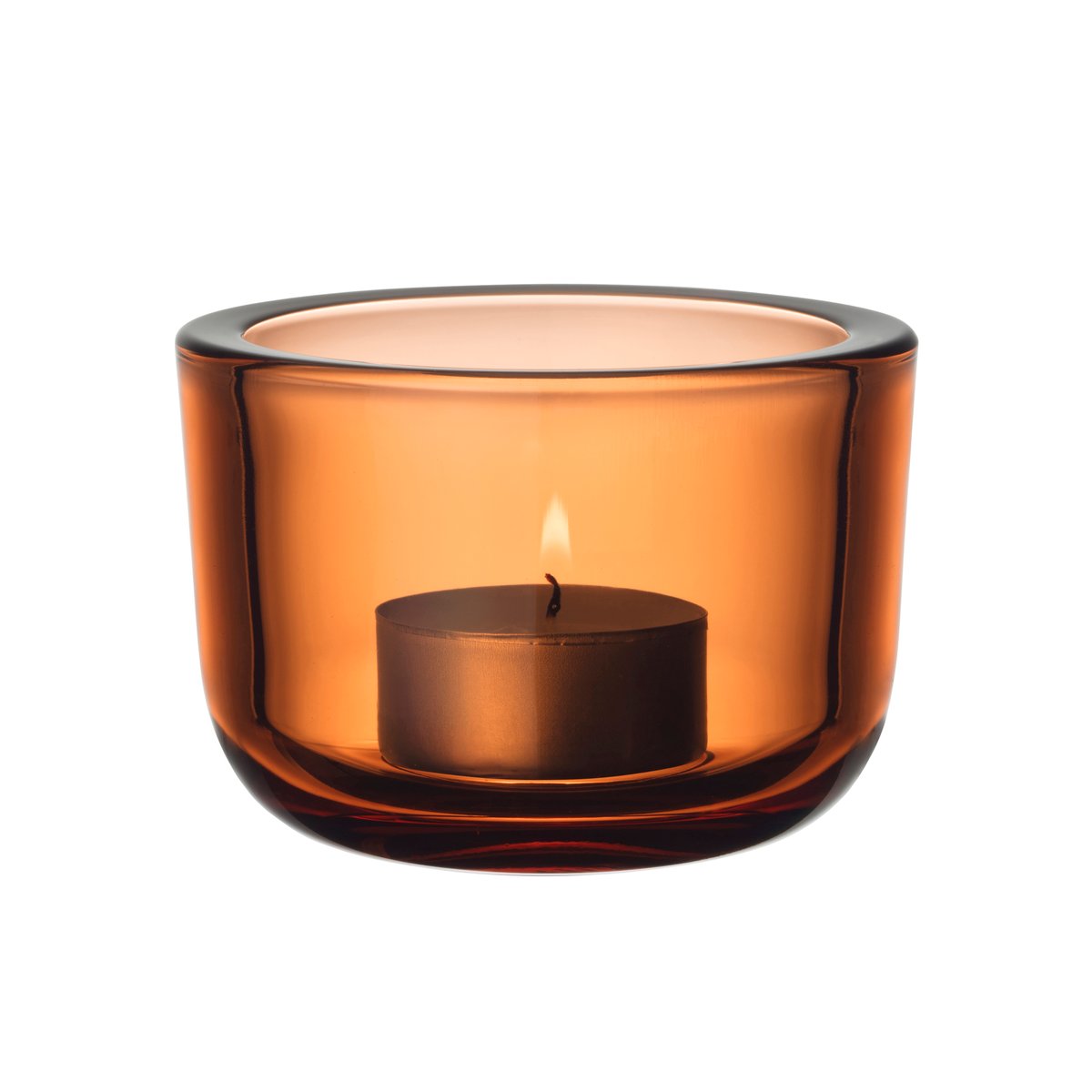 Iittala Valkea lantern 60 mm Bitter orange | Scandinavian Design | Tea light holders, lanterns & candle dishes | Orange