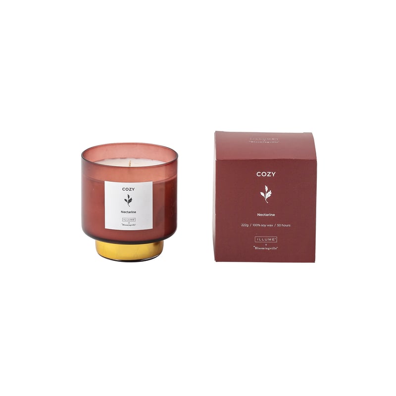 Illume x Bloomingville Cozy Nectarine scented candle 222 g