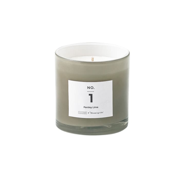 NO. 1 Parsley Lime scented candle - 200 g - Illume x Bloomingville