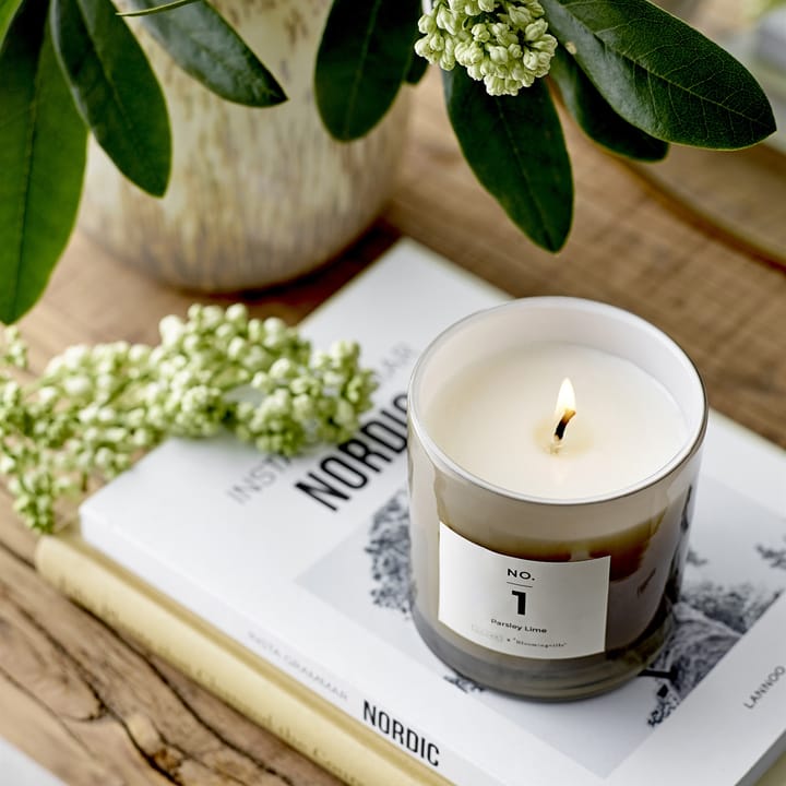 NO. 1 Parsley Lime scented candle - 200 g - Illume x Bloomingville