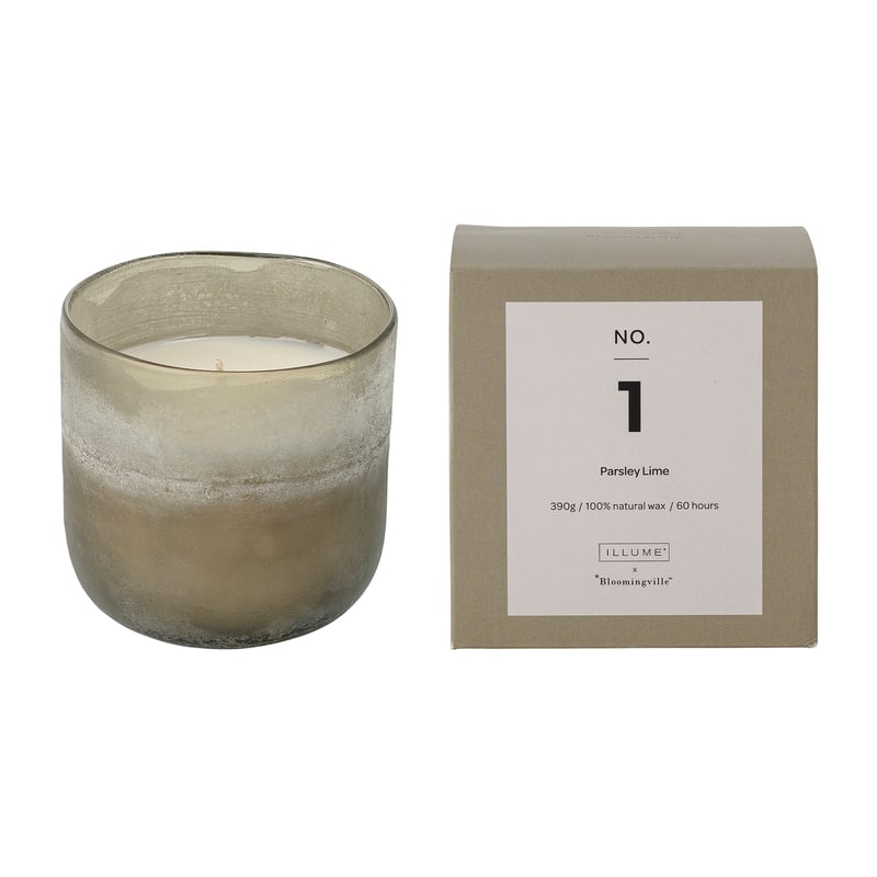 Illume x Bloomingville NO. 1 Parsley Lime scented candle 390 g + Giftbox