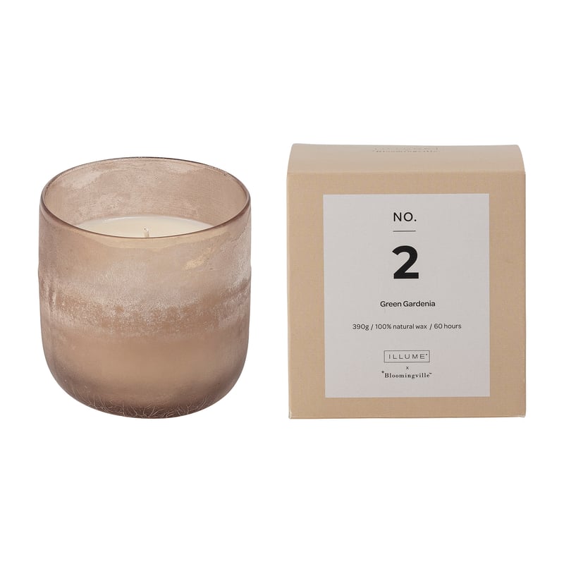Illume x Bloomingville NO. 2 Green Gardenia scented candle 390 g + Giftbox