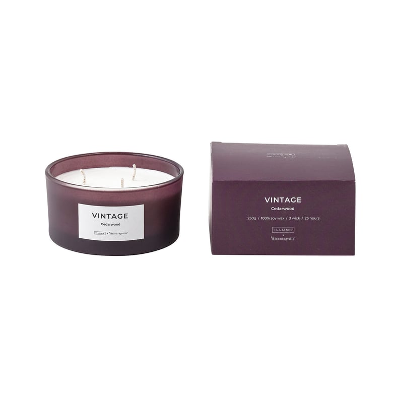 Illume x Bloomingville Vintage Cedarwood scented candle 250 g