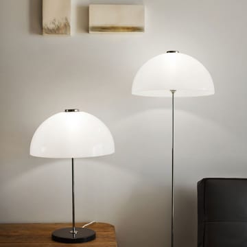 Kupoli floor lamp - Grey, metal details, white shade - Innolux