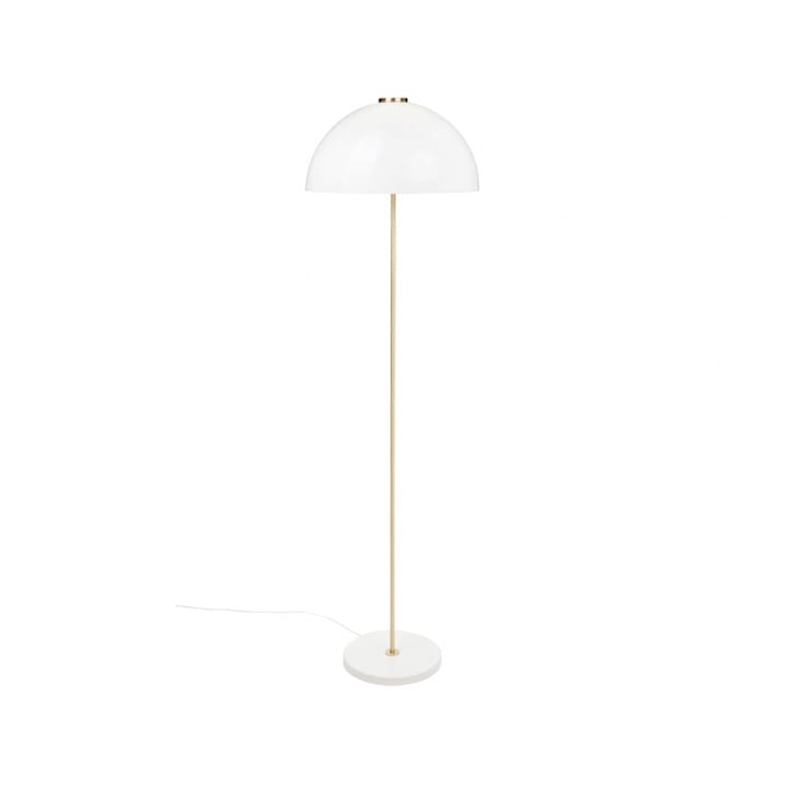 Kupoli floor lamp - White-brass details-white shade - Innolux