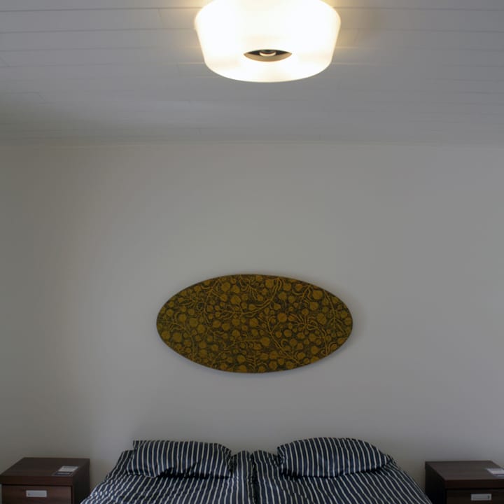 Yki 600 ceiling lamp - White, black detail - Innolux