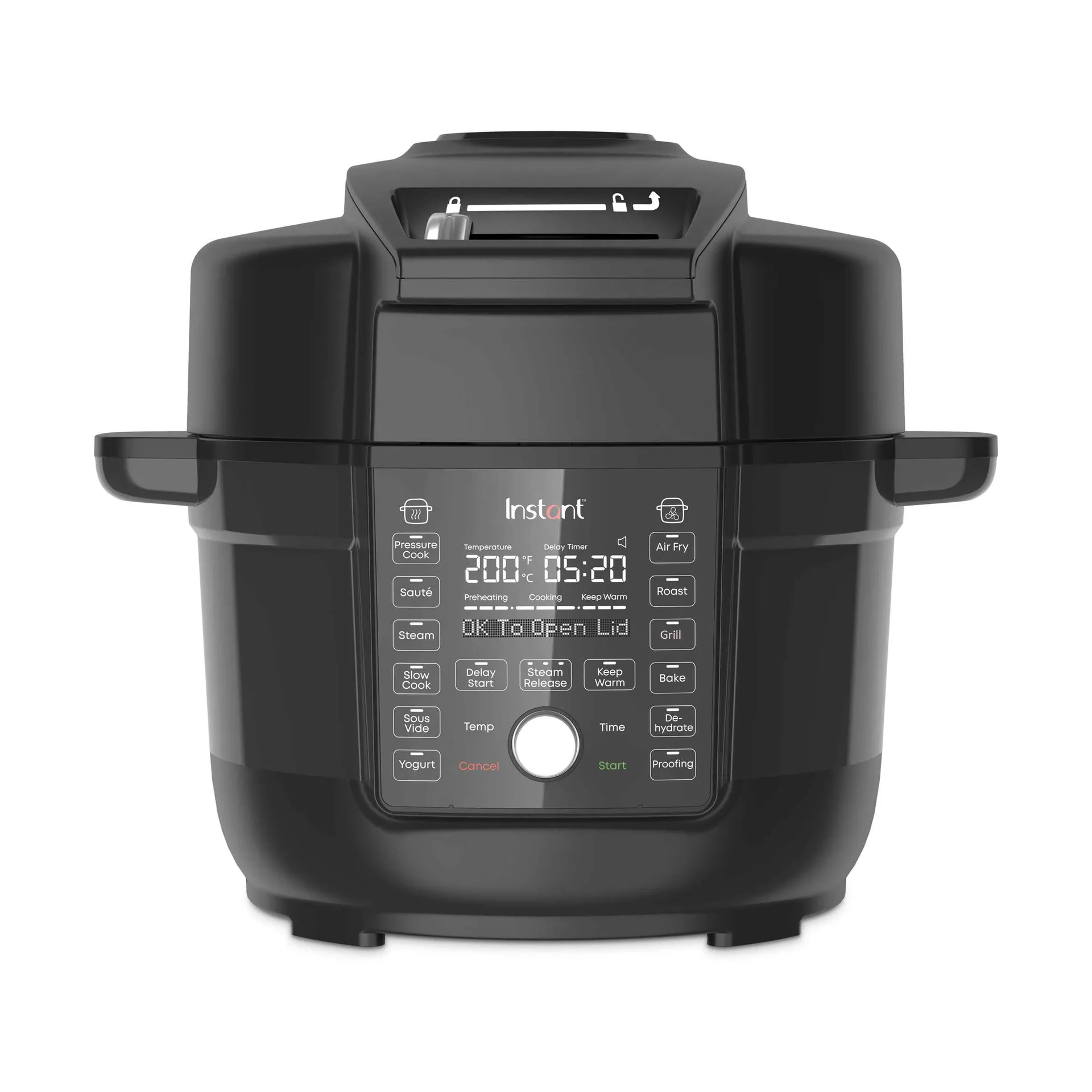 Instant Pot Duo Crisp Ultimate Air Fryer Lid 6.2 L, Black Instant Pot