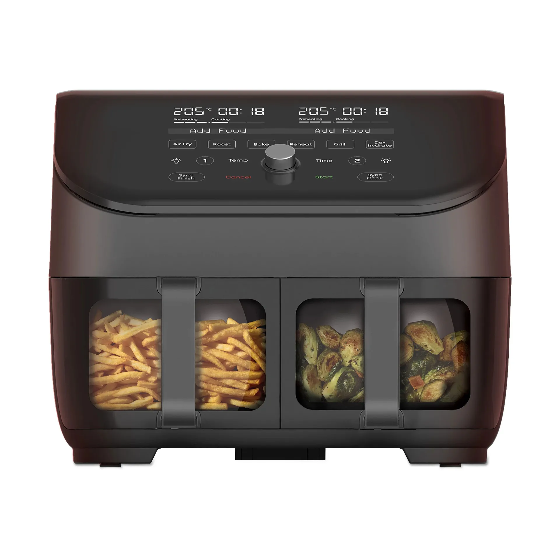Instant Pot Vortex Plus Dual Airfryer 7.6 L, Black Instant Pot