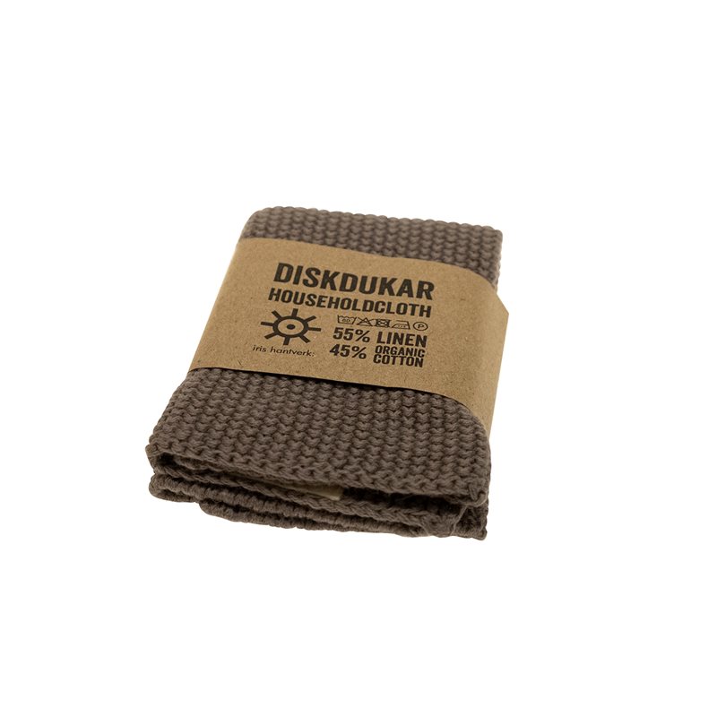 Iris Hantverk Dishcloth Brown