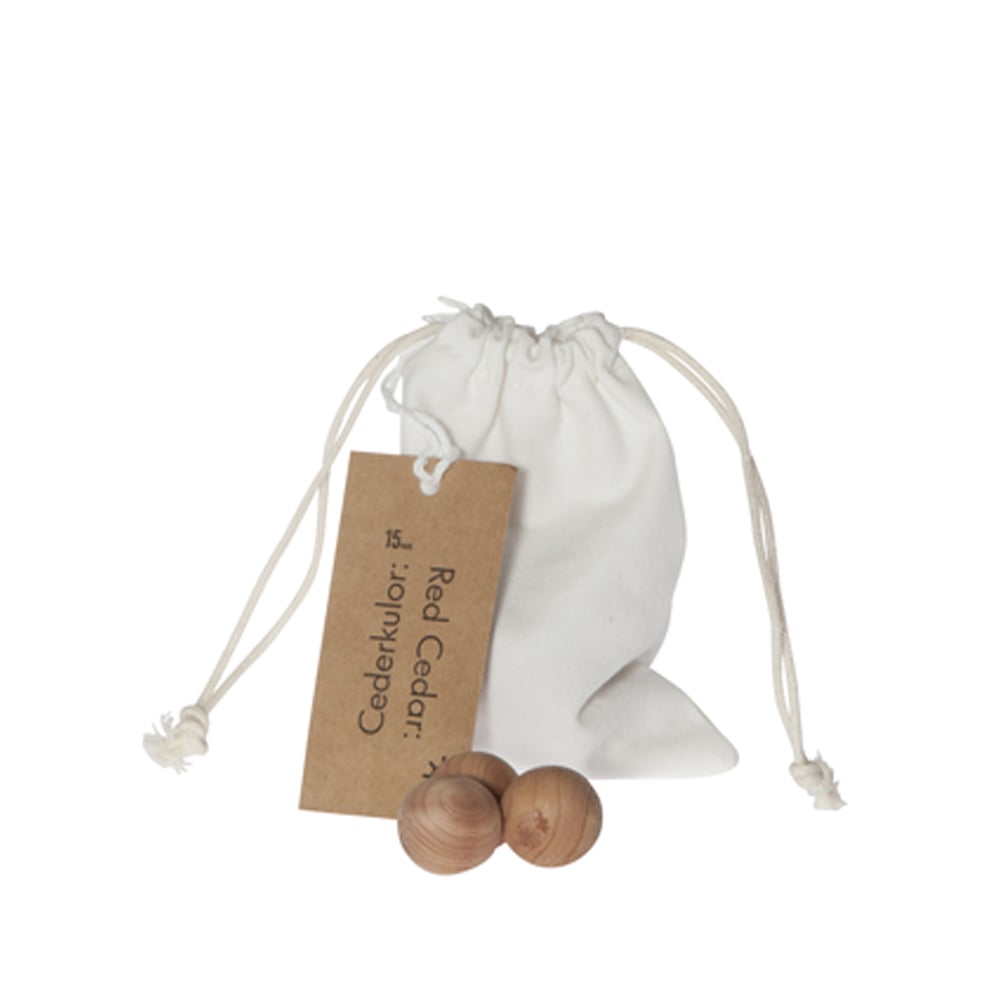 Iris Hantverk Iris cedarwood beads Cedar wood, 15 balls