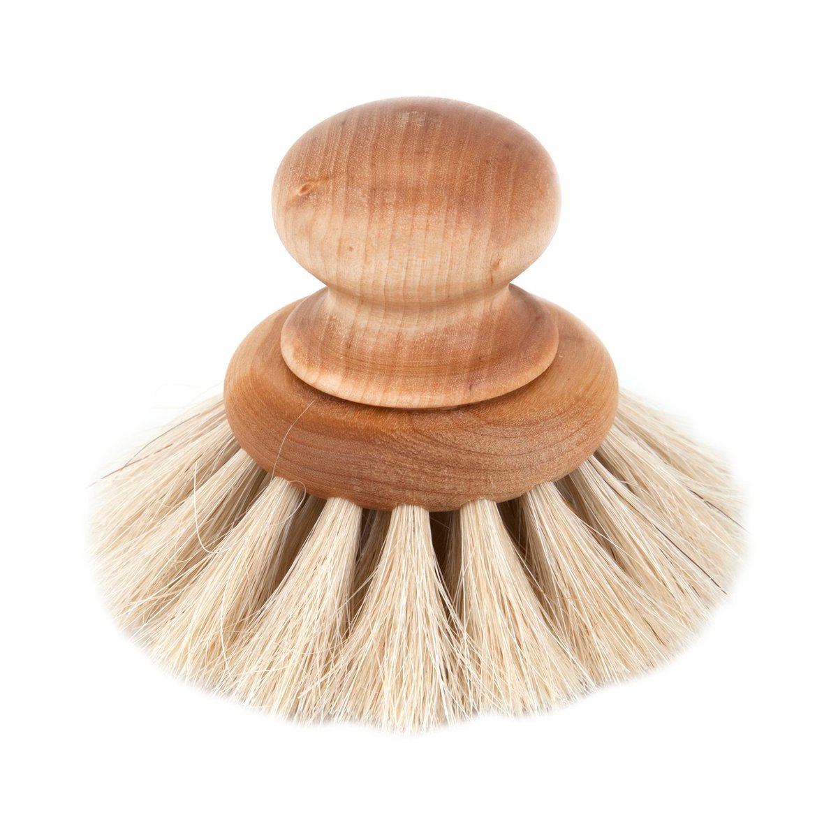 Iris Hantverk Dish brush round oil treated birch | Scandinavian Design | Dishcloths & brushes | Brown