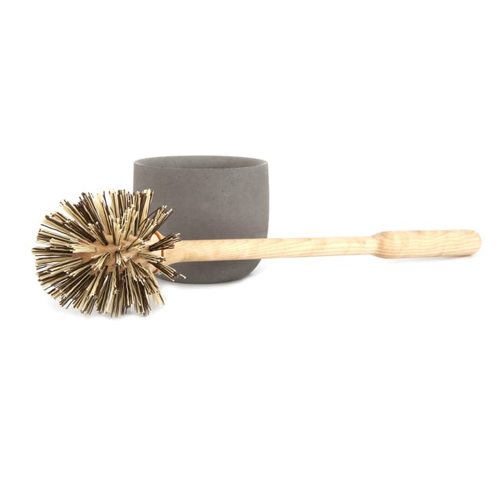 Iris Hantverk Iris toilet brush - birch-grey cup - Iris Hantverk