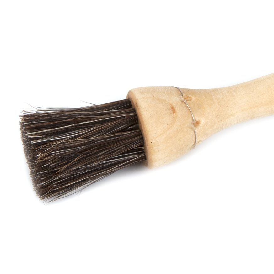 Iris Hantverk Mushroom Cleaning Brush 1141-00 Birch Horse Hair Handmade Swedish 