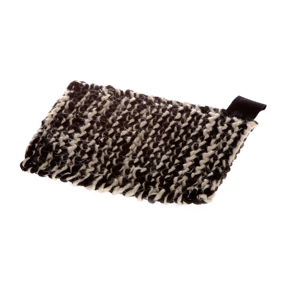 Iris Hantverk potholder coarse stitch Black-white | Scandinavian Design | Oven mitts, gloves & pot holders | Black
