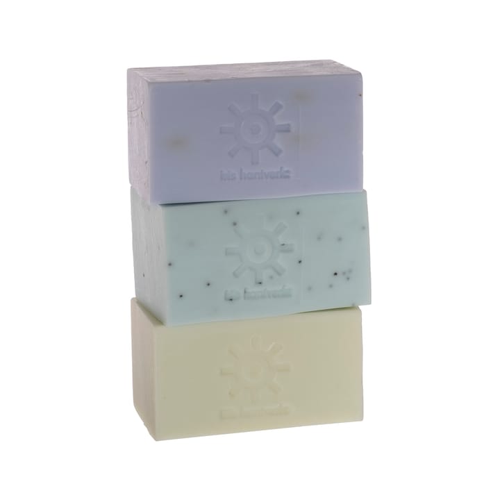 Iris hantverk soap 3-pack - lemon grass-poppy seed-lavender - Iris Hantverk