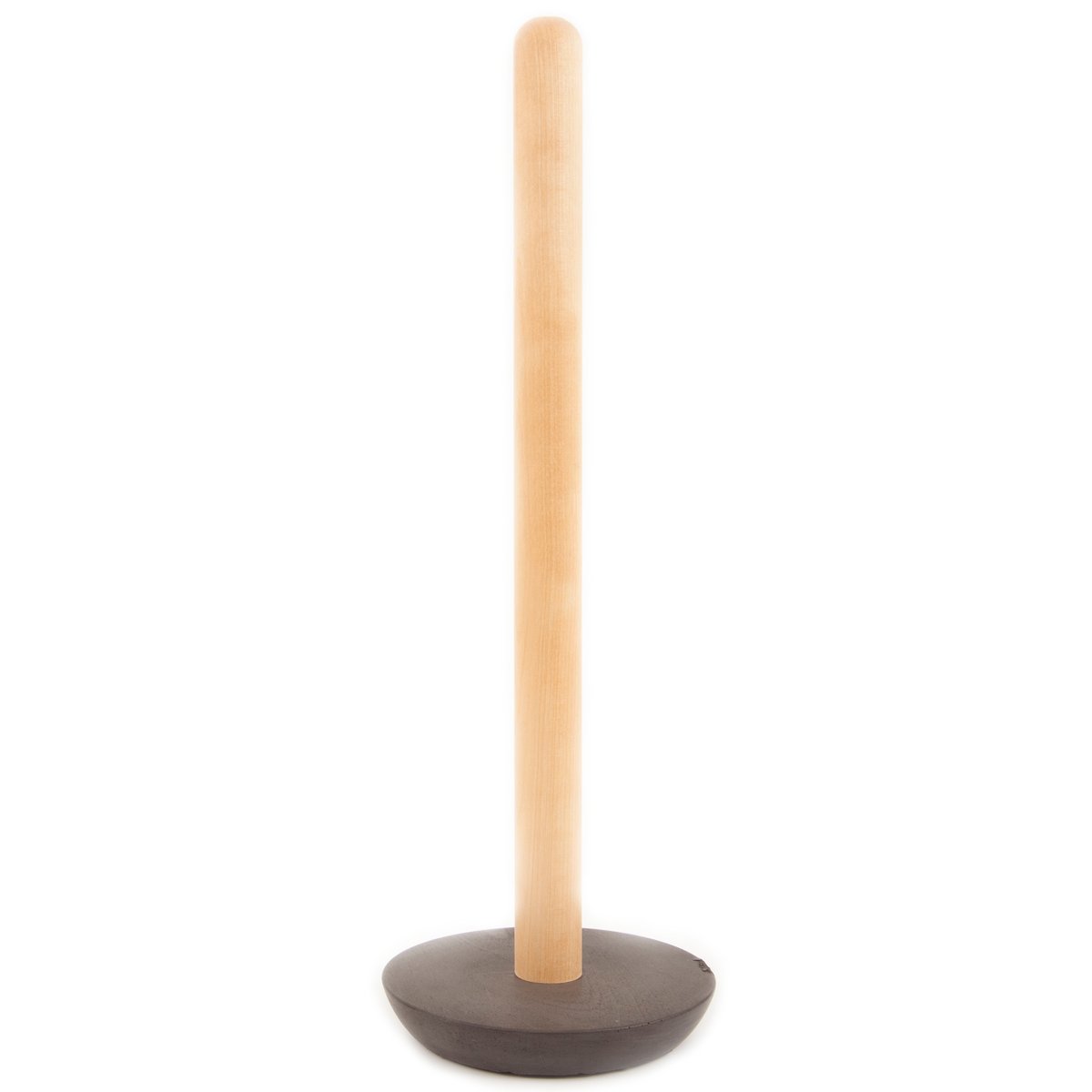 Iris hantverk toilet paper holder birch-black base | Scandinavian Design | Beige