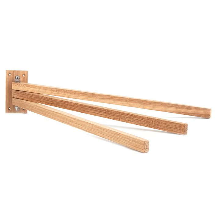 Iris hantverk towel rack large - 3 rods | Scandinavian Design | Towel rails & holders | Brown