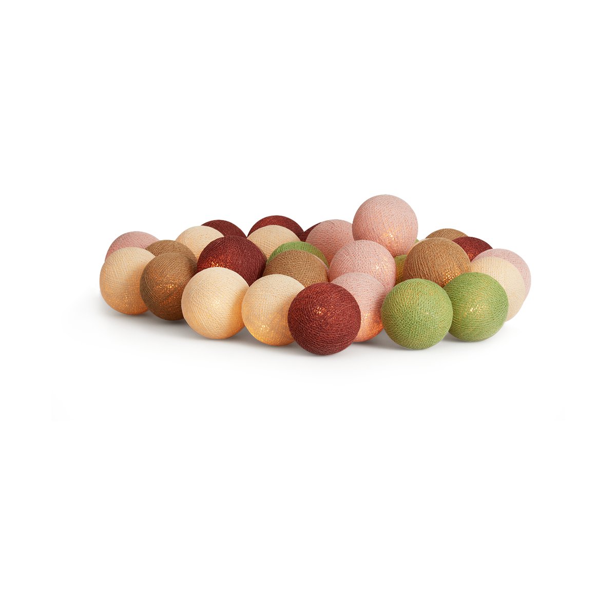 Irislights Autumn 35 balls | Scandinavian Design | String lights & decorative lighting | Brown