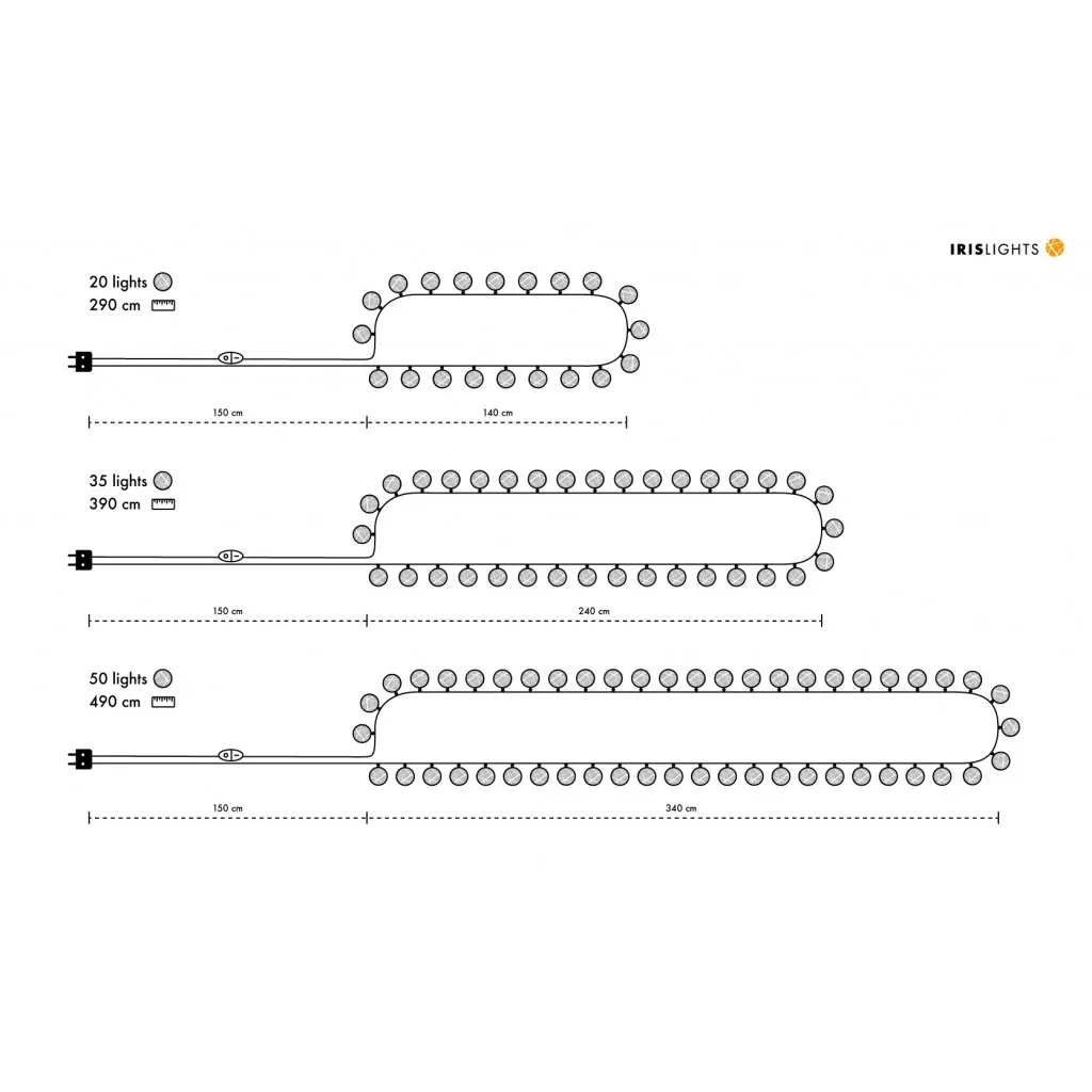 Irislights Birdie, 20 balls Irislights