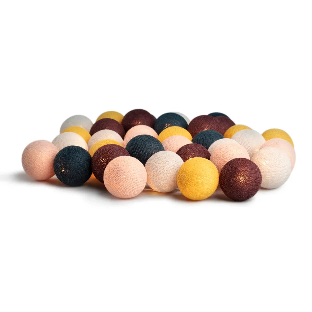 Irislights Copenhagen 20 balls | Scandinavian Design | String lights & decorative lighting | Grey