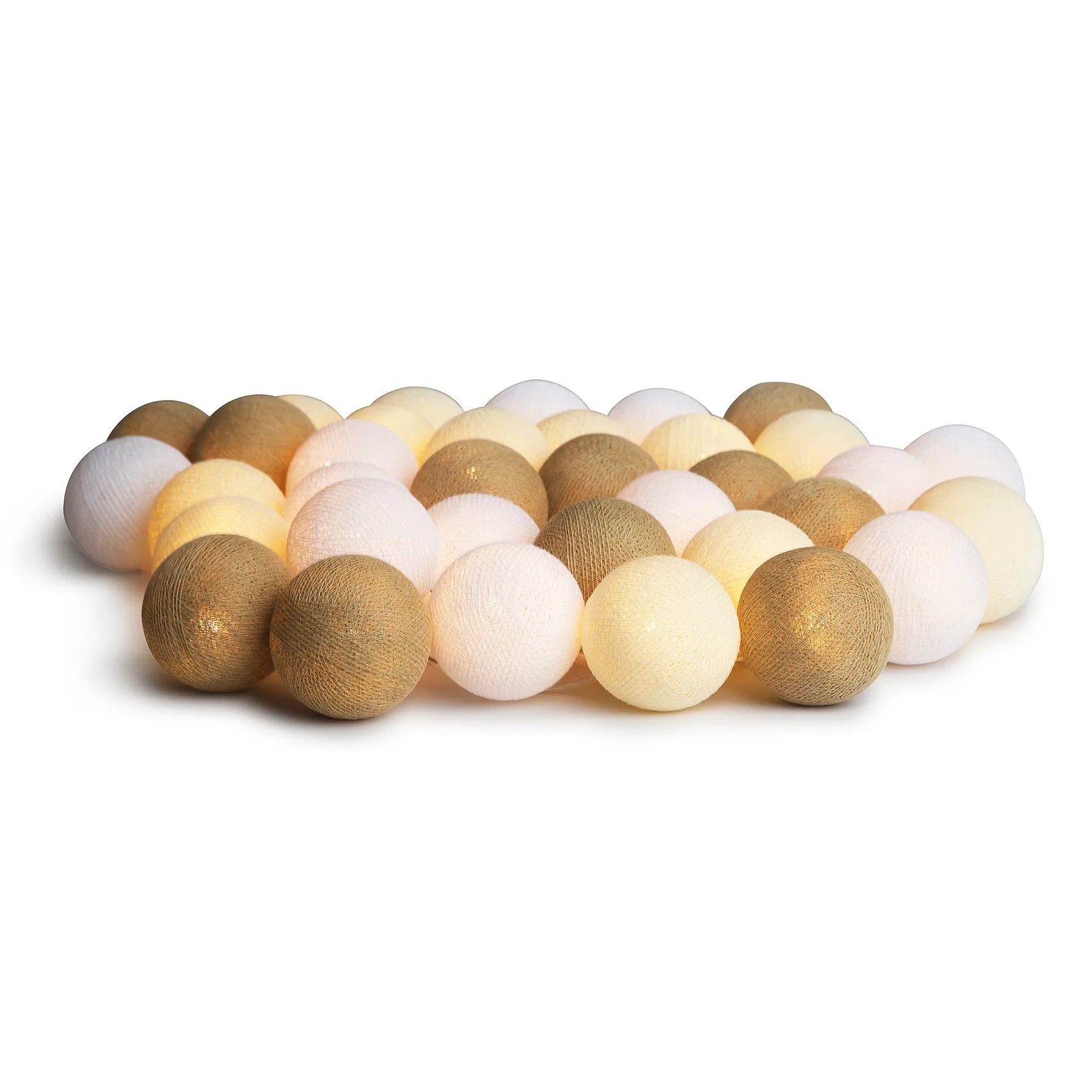 Irislights Creamy White, 35 balls Irislights