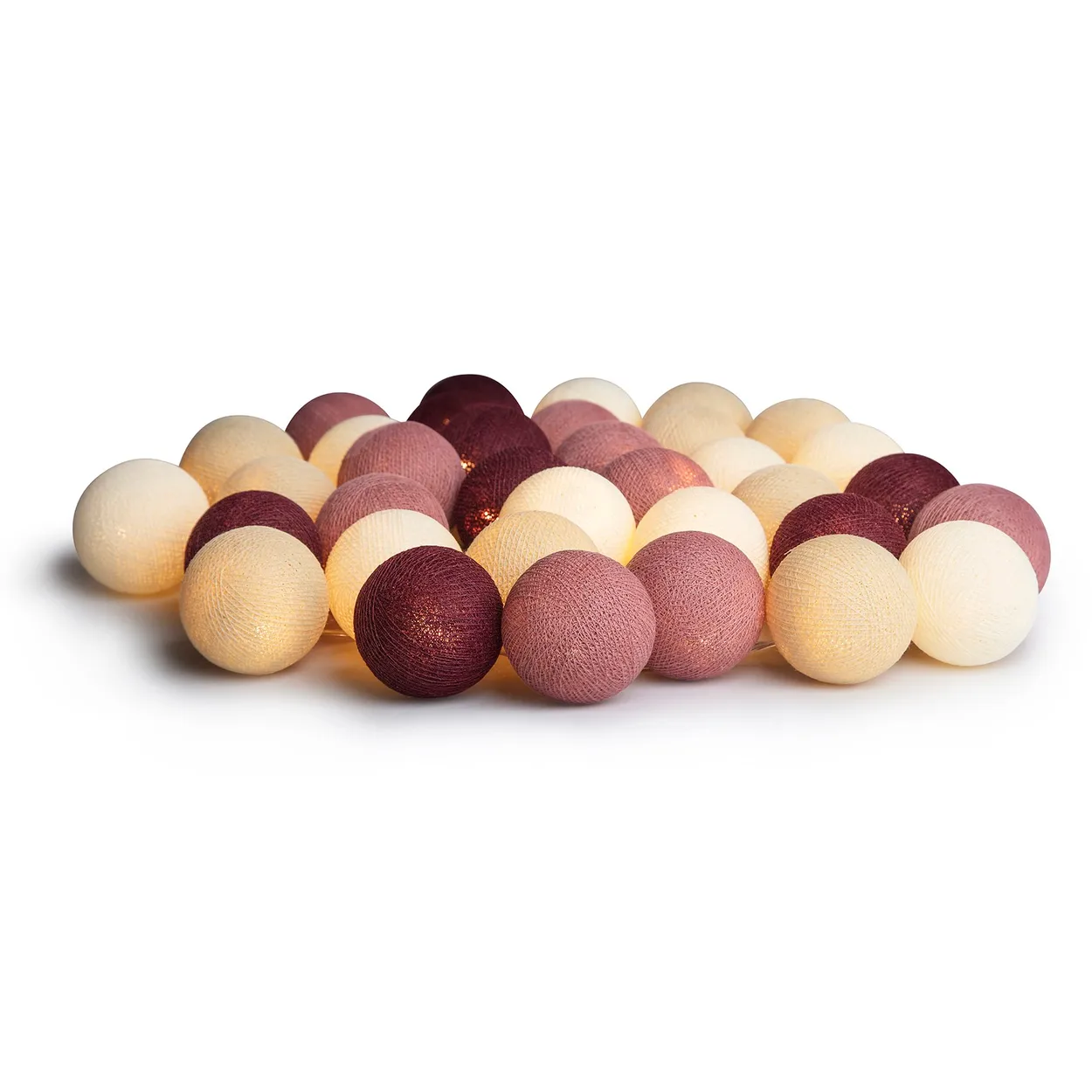 Irislights Dusty Pink 20 balls | Scandinavian Design | String lights & decorative lighting | Beige