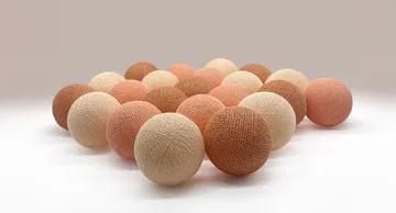 Irislights string lights - Peach, 35 balls - Irislights