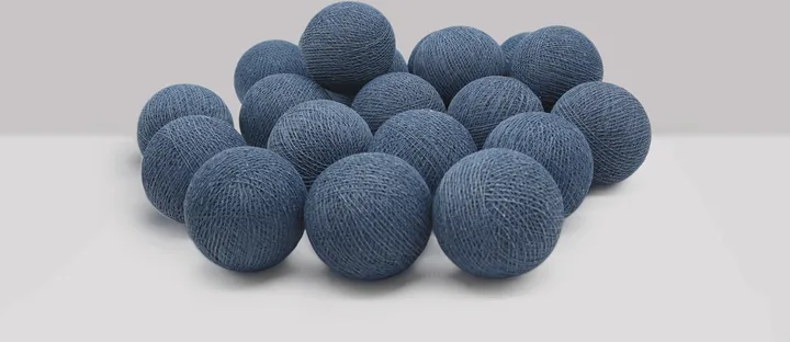 Irislights string lights - Vintage blue, 20 balls - Irislights