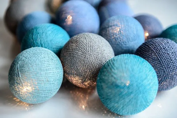 Irislights Ocean blue 20-light 390 cm Blue | Scandinavian Design | String lights & decorative lighting | Blue