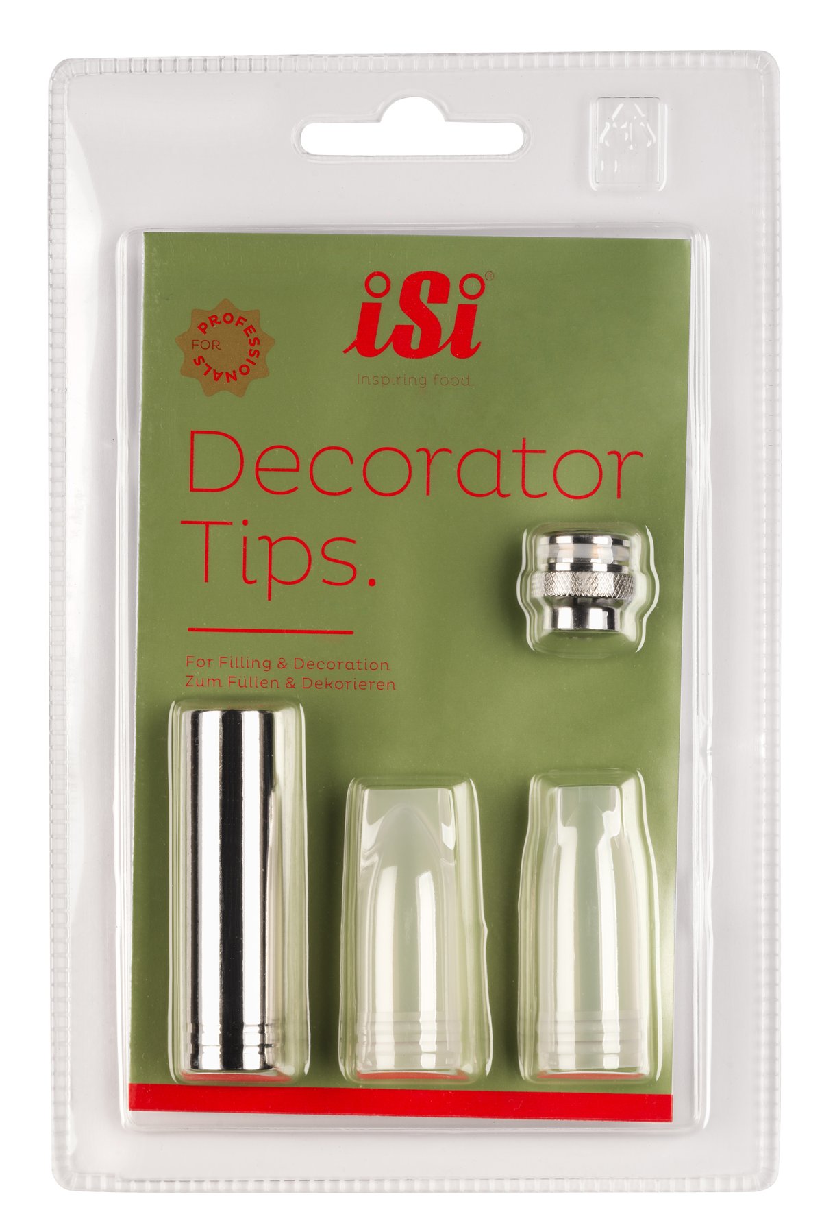 ISi Decoration set including connector 3-pack