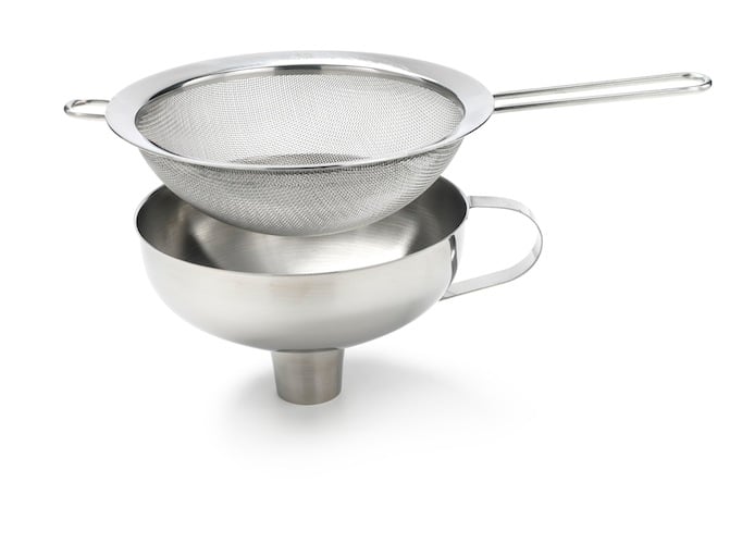 ISi Funnel with strainer Stainless steel