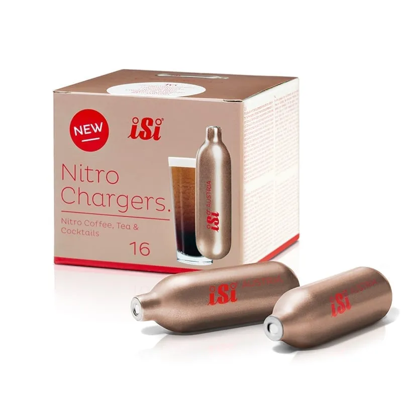ISi Nitrous Oxide Chargers for nitro siphons, 16-pack ISi