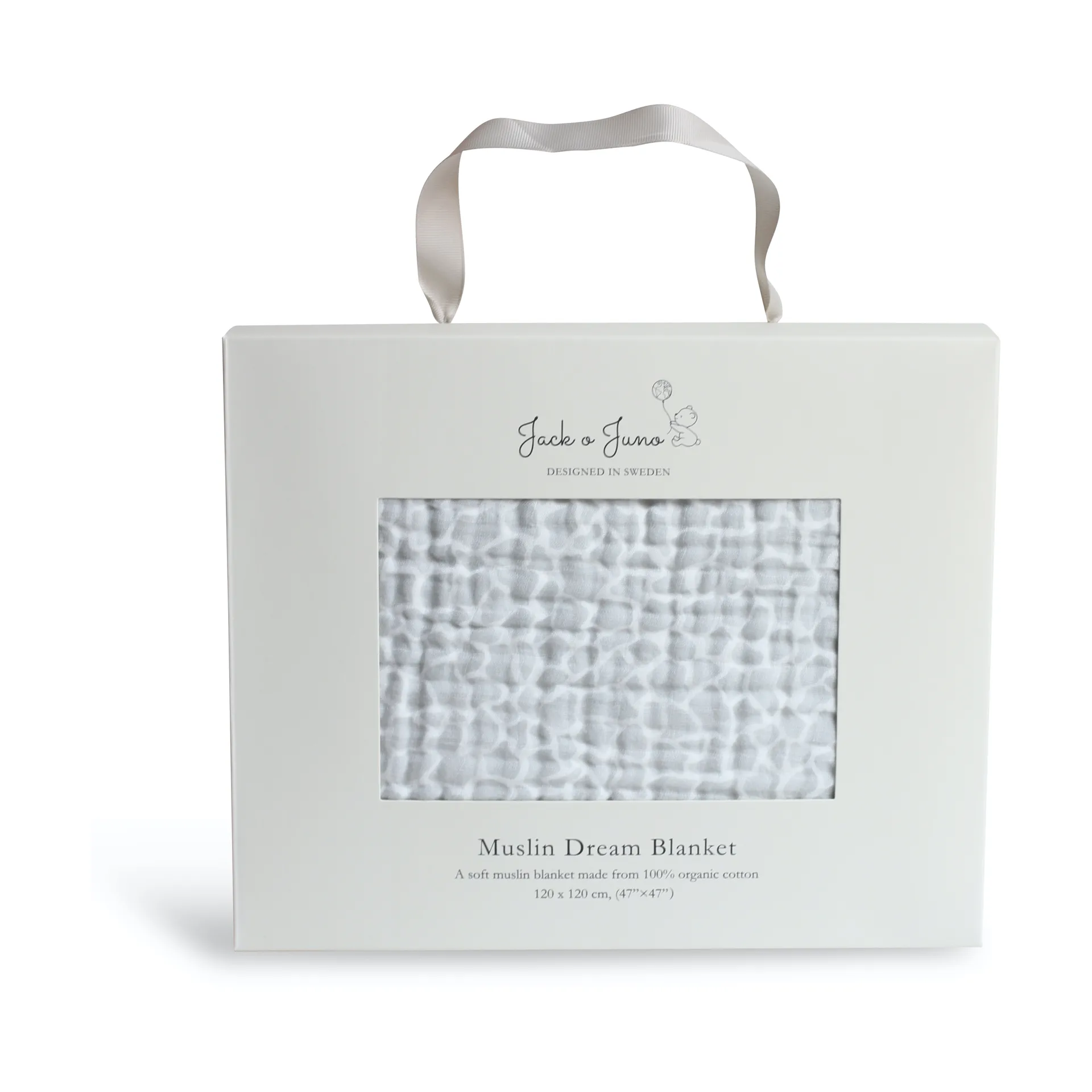 Dream thick cotton blanket 120x120 cm, Giraffe Jack o Juno