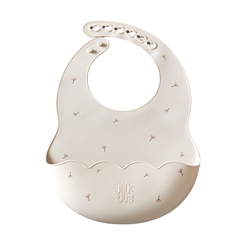 Jack o Juno Poppy in Bloom bib Poppy Print