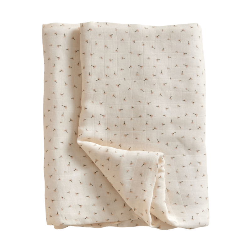Jack o Juno Poppy muslin blanket 120x120 cm Poppy in Bloom