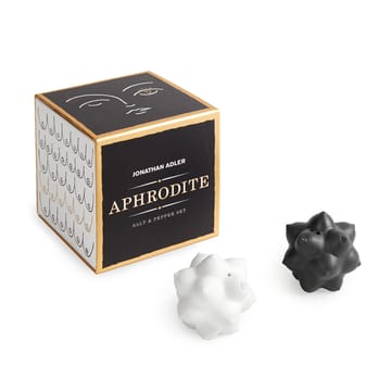 Aphrodite salt- & pepper shaker - Black- white - Jonathan Adler