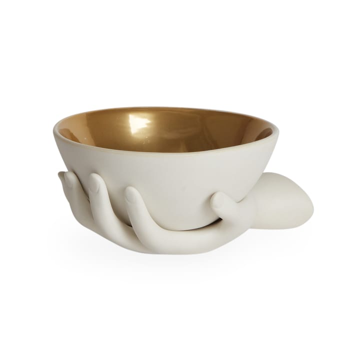 Eve decoration bowl - white-gold - Jonathan Adler