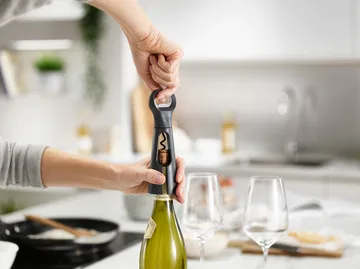 Barstar 3-in-1 corkscrew 18.5 cm - Grey - Joseph Joseph