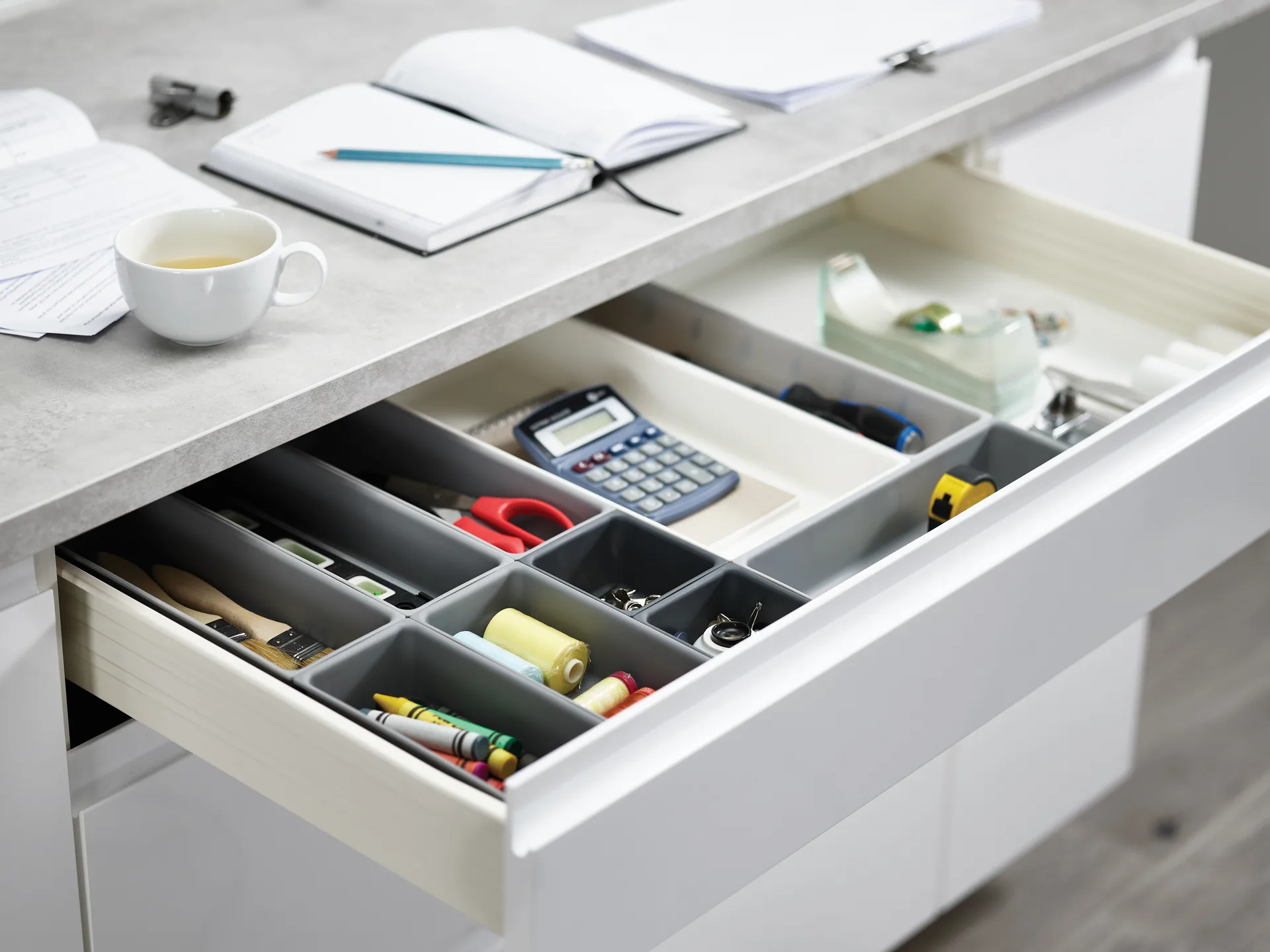 Blox cutlery set 10 pieces, Grey Joseph Joseph