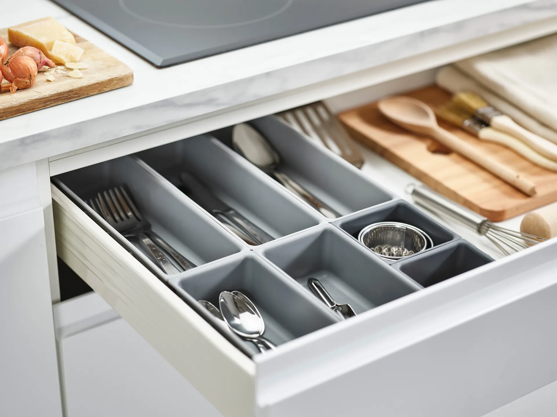 Blox organization set 7 pieces, Grey Joseph Joseph