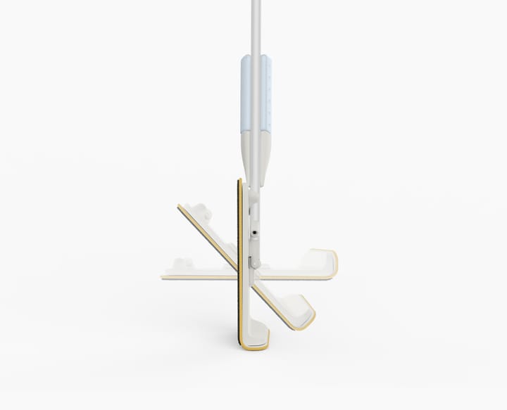 Cleantech 2-in-1 floor mop with scrubber, Light Stone Joseph Joseph
