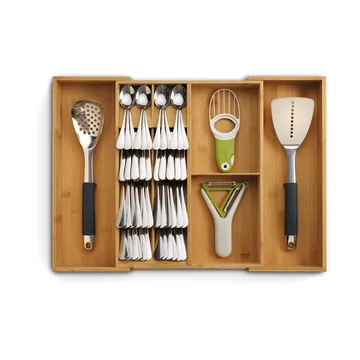 Drawerstore expandable cutlery tray - Bamboo - Joseph Joseph