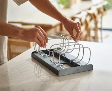 Drawstore storage rack - Grey - Joseph Joseph