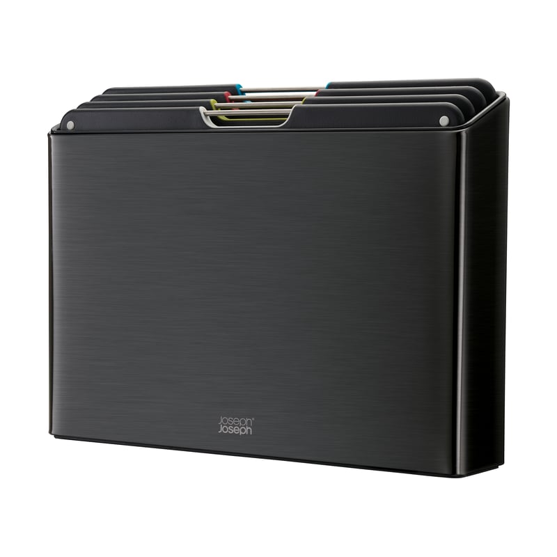 Joseph Joseph Folio steel cutting board 4 pieces Black