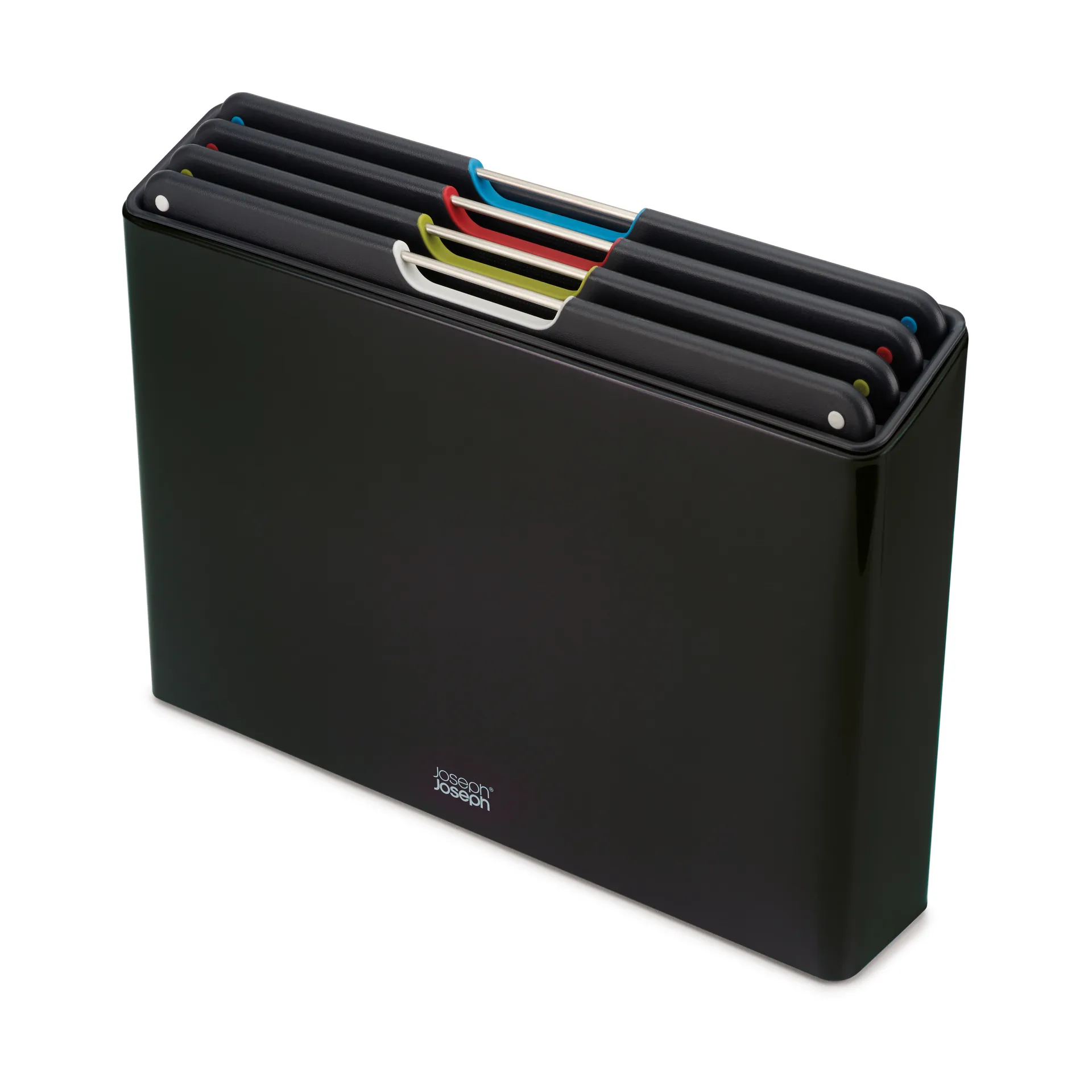Folio steel cutting board 4 pieces, Black Joseph Joseph