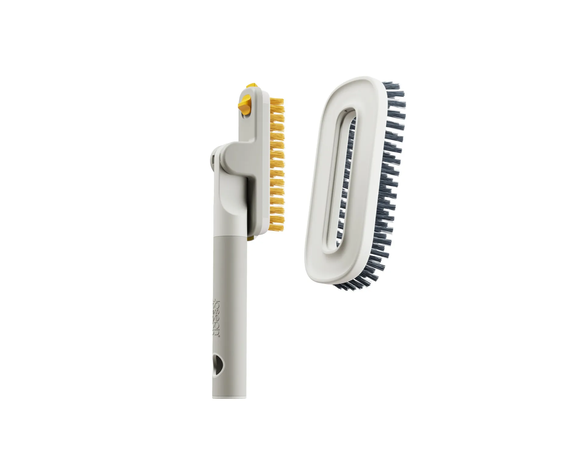 Joseph Joseph Cleantech 2-in-1 tile scrubber, Stone Joseph Joseph